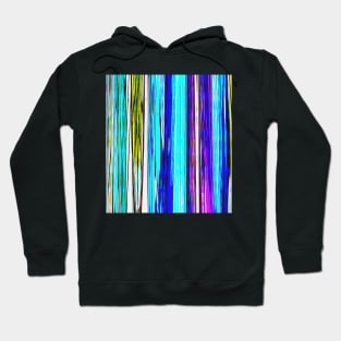 Blue Abstract Stripes 606 Hoodie